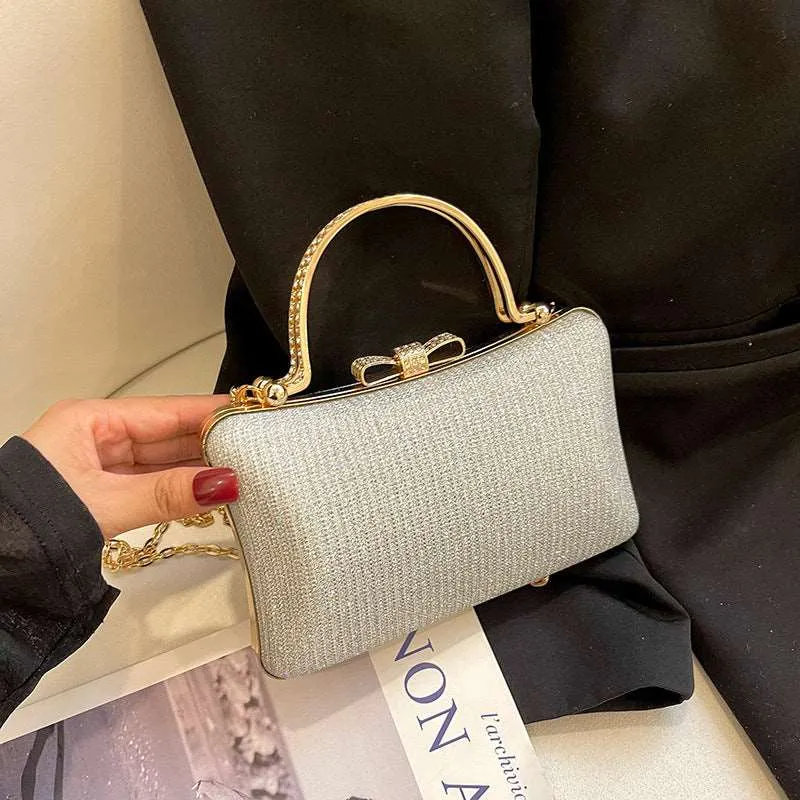 Women’s Elegant Hand Bag with Chain Shoulder Strap