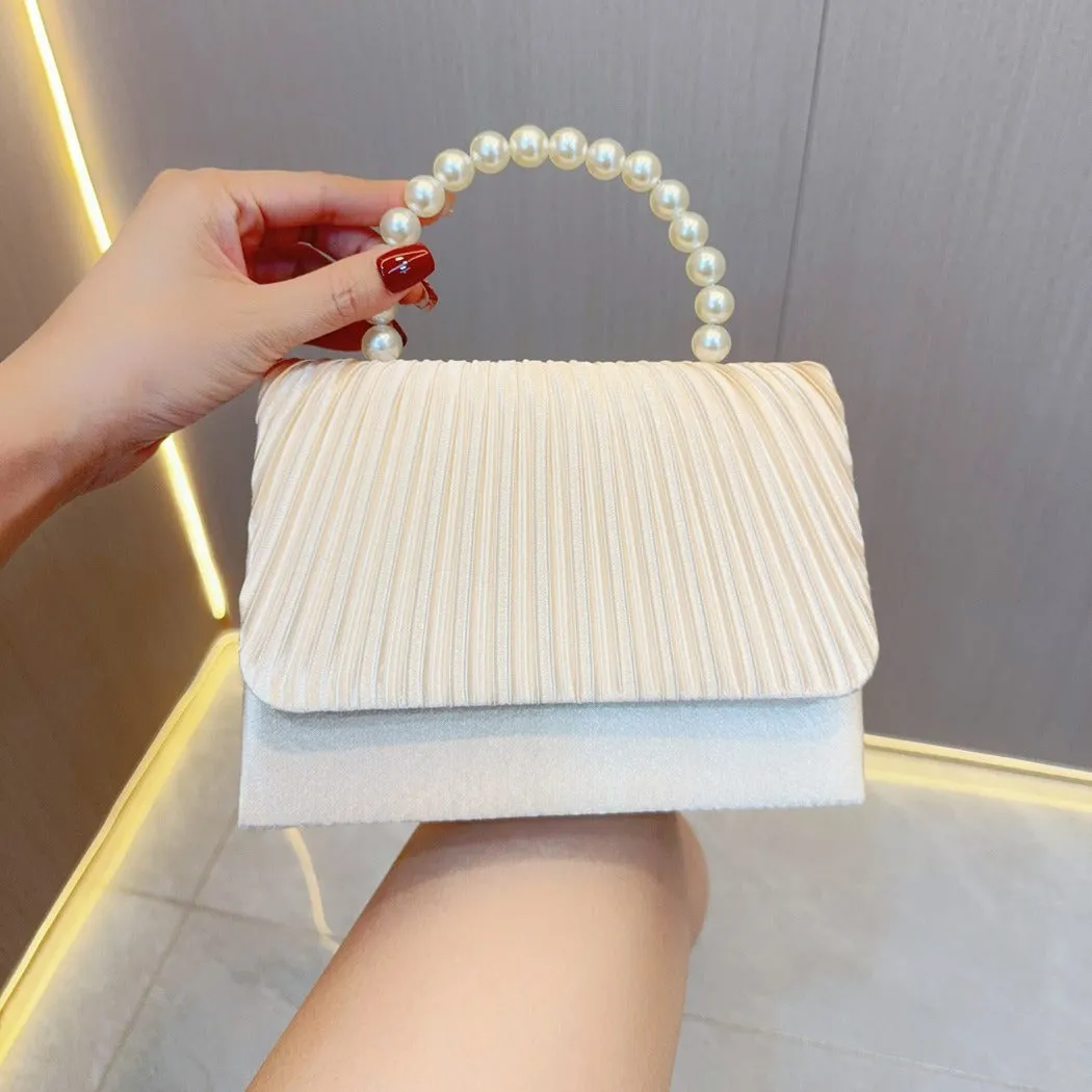 Women's Elegant Pleated Evening Bag