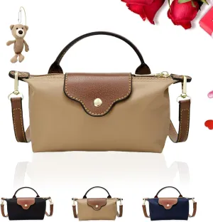 Women's Fashion Colorblock Mini Crossbody Bag, Mini Handbags for Women, Crossbody Bags for Women with Adjustable Strap