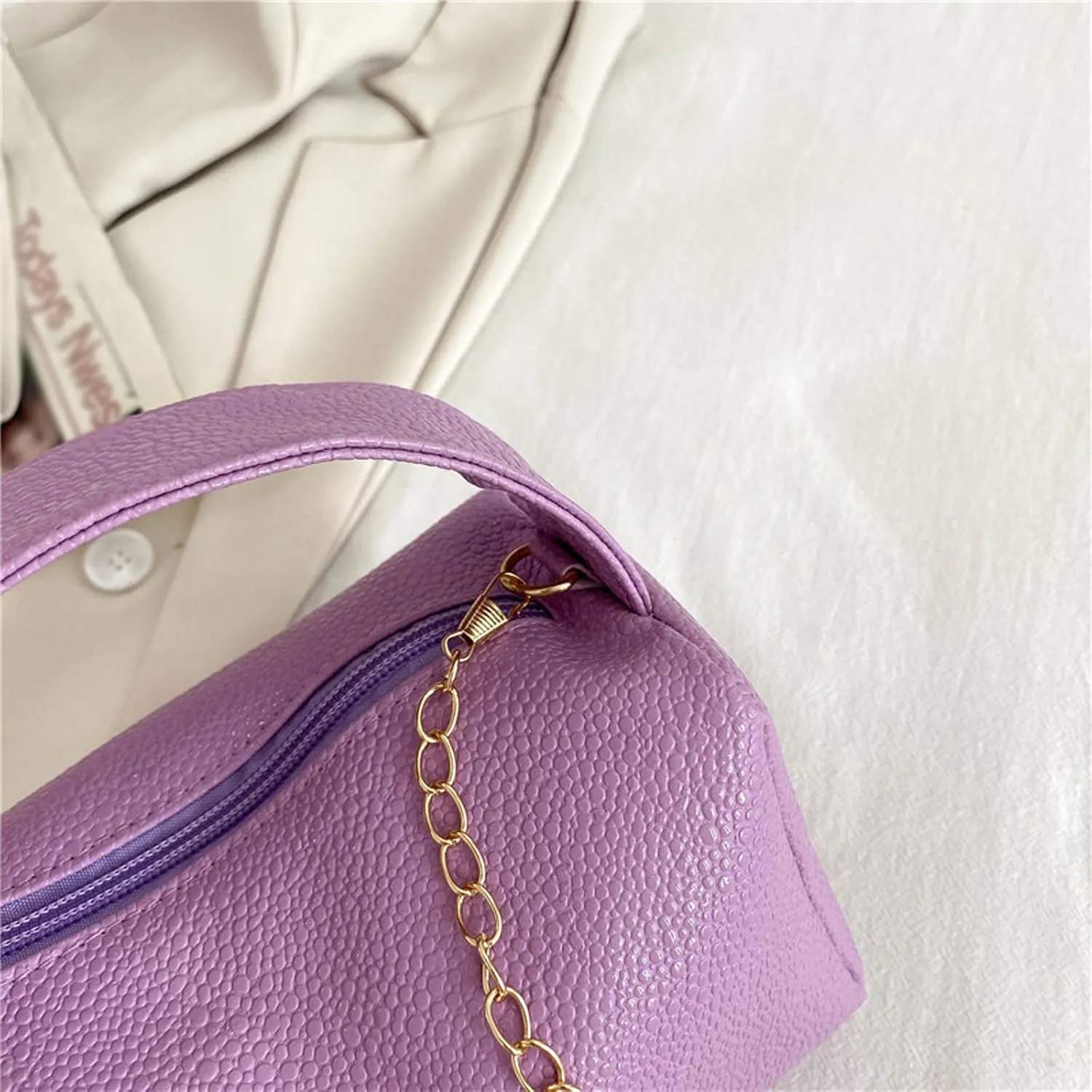 Women's Trendy Purses Vegan Leather Hobo Handbags Trendy Designer Shoulder Bags for Women Womens Shoulder Purse(Purple)