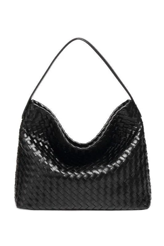 Woven Large Capacity Shoulder Crossbody Bag