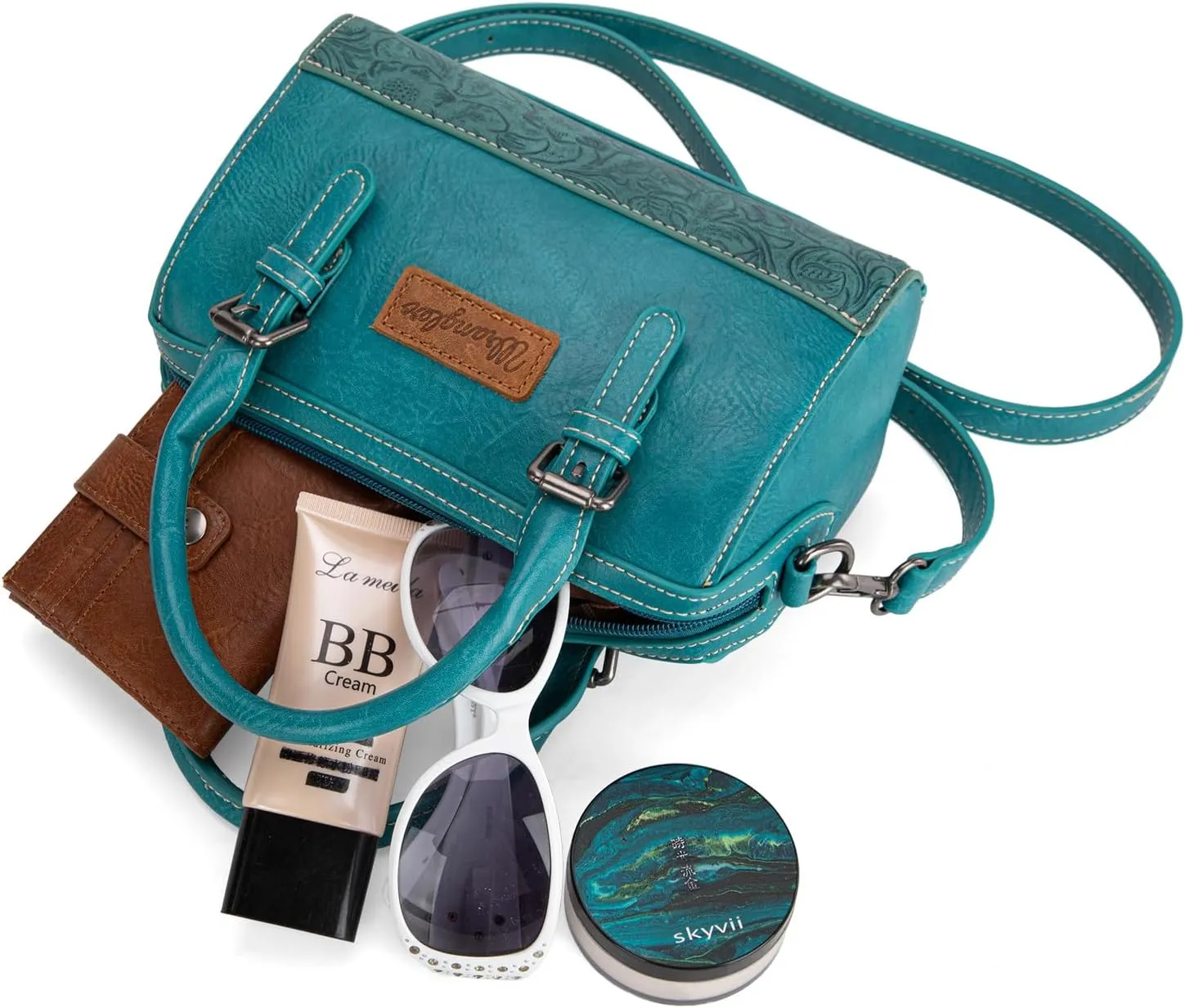 Wrangler Satchel Bags for Women Top-Handle Handbags Cute Crossbody Purses with Strap