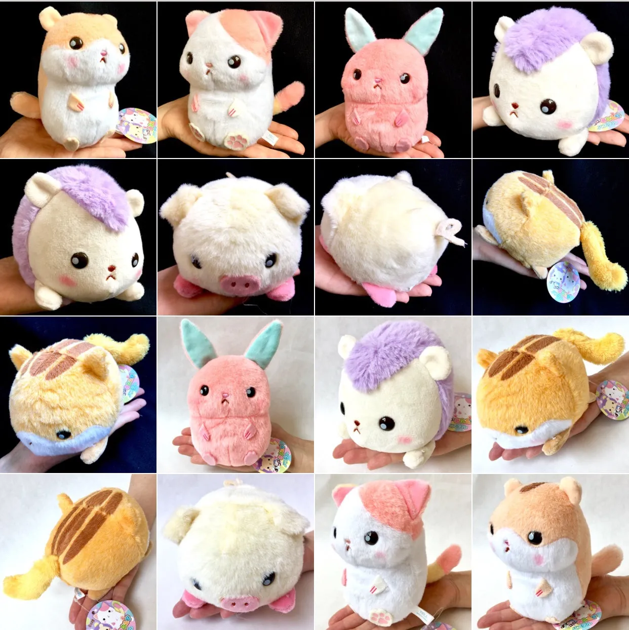 X 63031 KAWAII SOFT PLUSH ANIMALS-DISCONTINUED