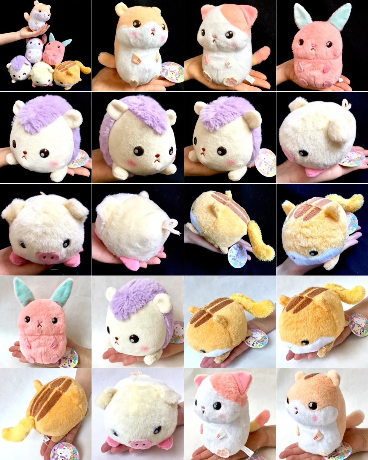 X 63031 KAWAII SOFT PLUSH ANIMALS-DISCONTINUED