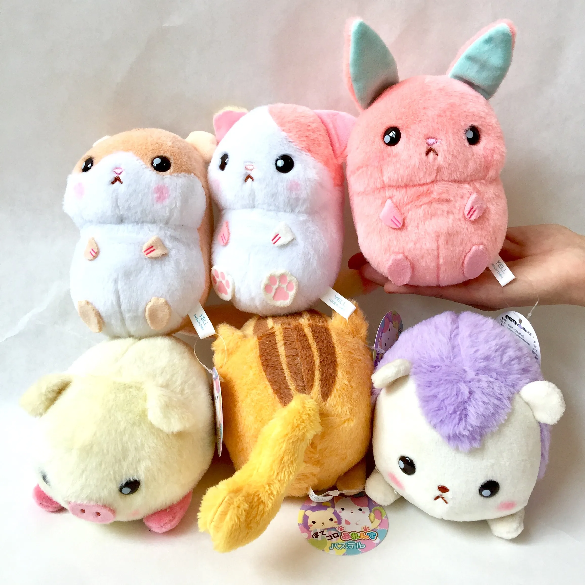 X 63031 KAWAII SOFT PLUSH ANIMALS-DISCONTINUED