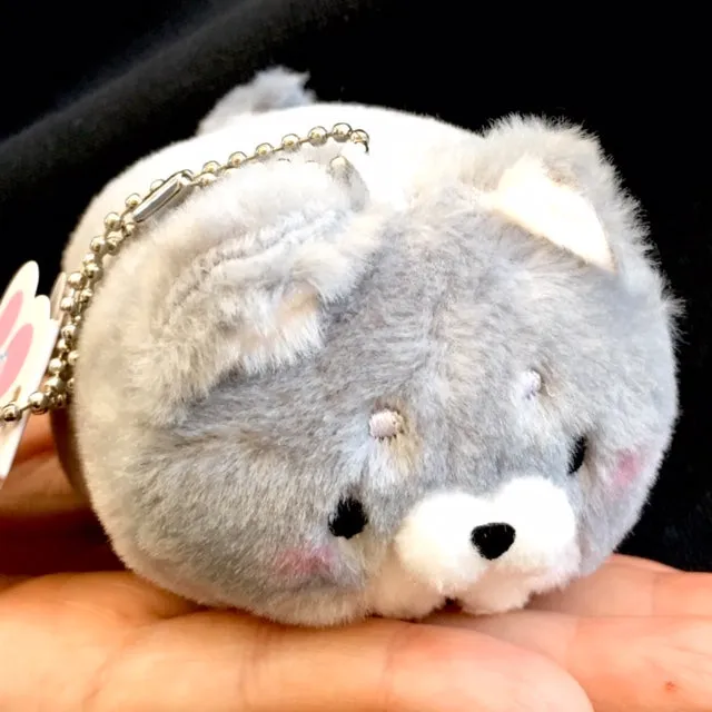 X 63038 FLUFFY DOG PLUSH KEY CHARM-DISCONTINUED