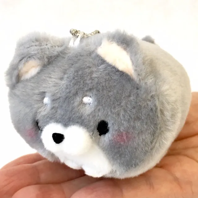X 63038 FLUFFY DOG PLUSH KEY CHARM-DISCONTINUED