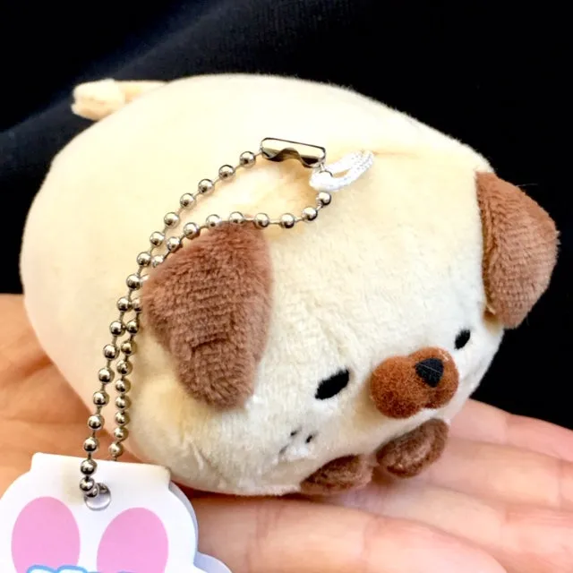 X 63038 FLUFFY DOG PLUSH KEY CHARM-DISCONTINUED