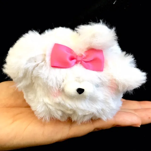 X 63038 FLUFFY DOG PLUSH KEY CHARM-DISCONTINUED