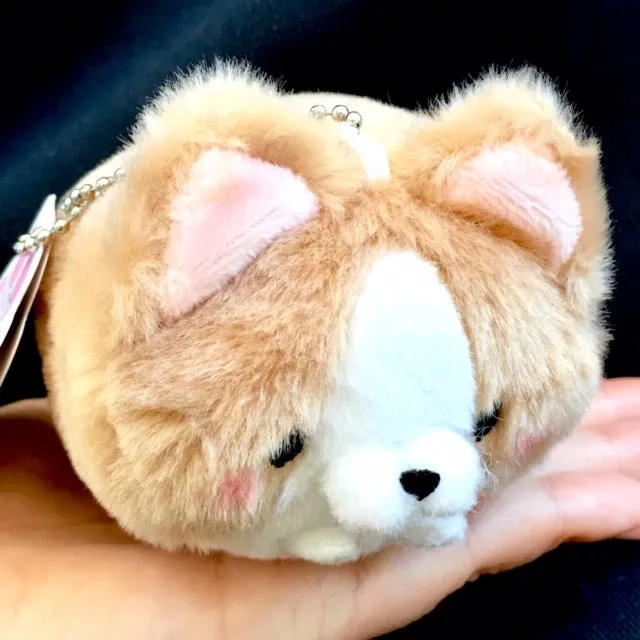 X 63038 FLUFFY DOG PLUSH KEY CHARM-DISCONTINUED