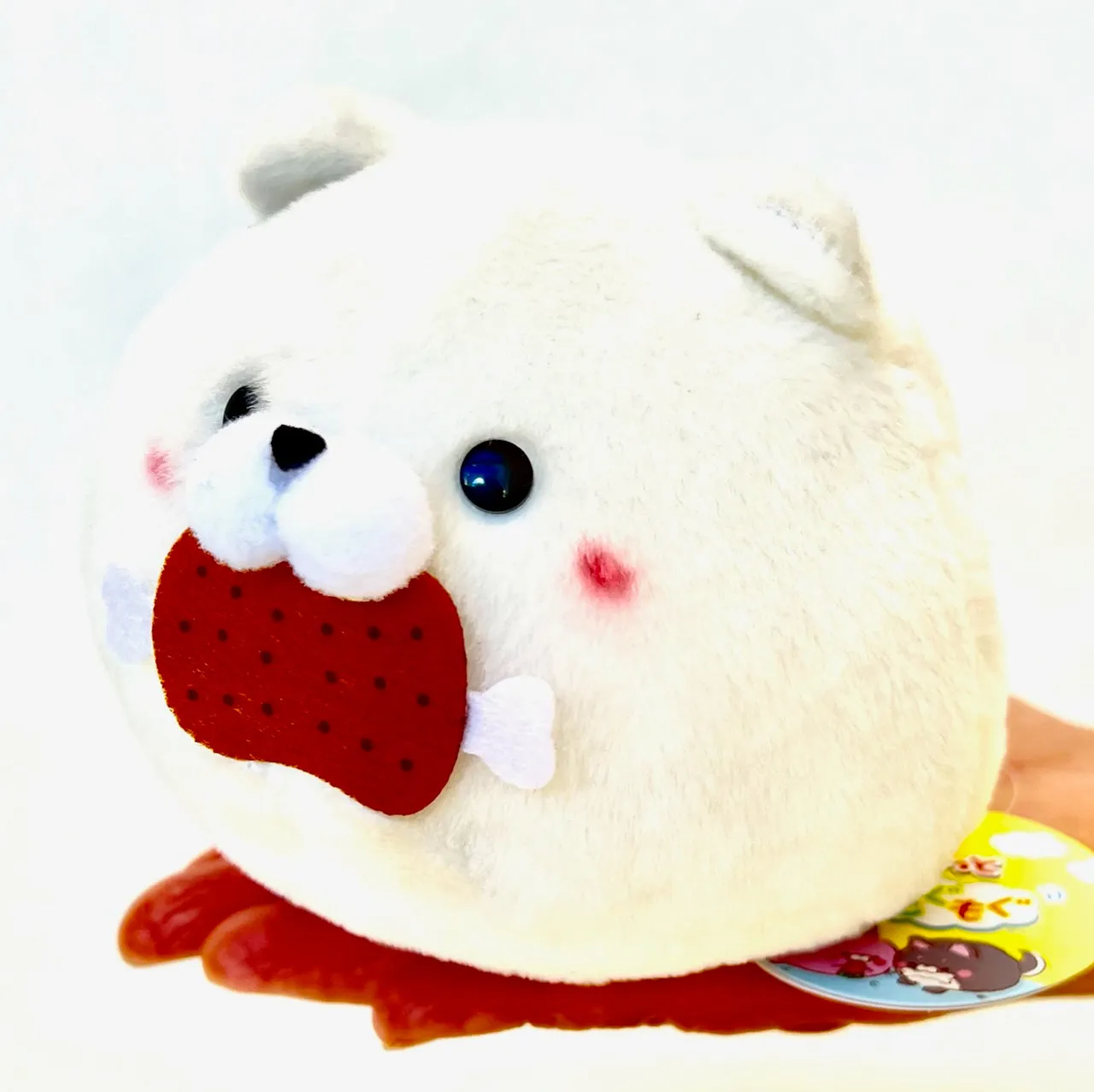 X 63203 ROUND ANIMAL PLUSH-DISCONTINUED