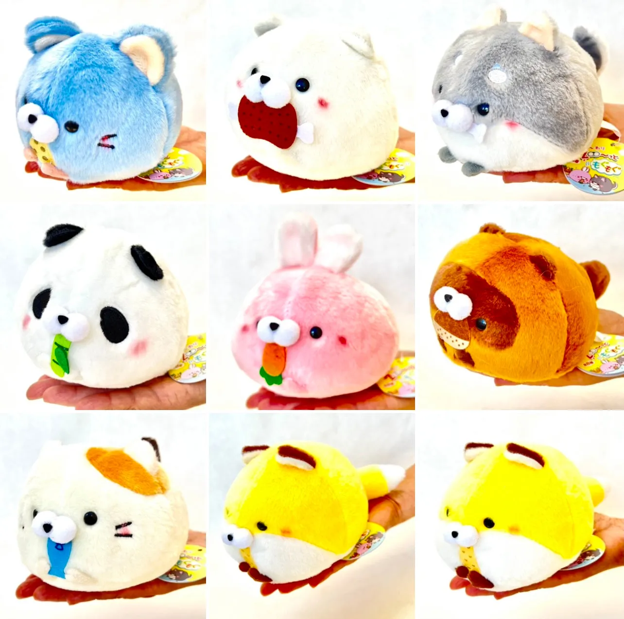 X 63203 ROUND ANIMAL PLUSH-DISCONTINUED