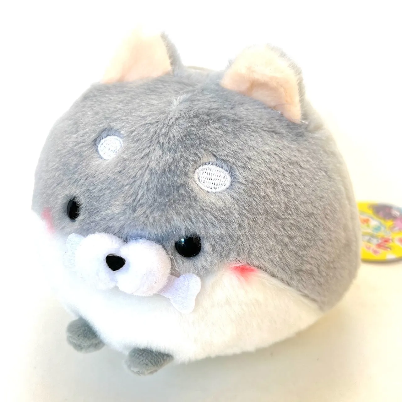X 63203 ROUND ANIMAL PLUSH-DISCONTINUED