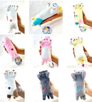 X 63240 Long Cat Squeak Plush-DISCONTINUED