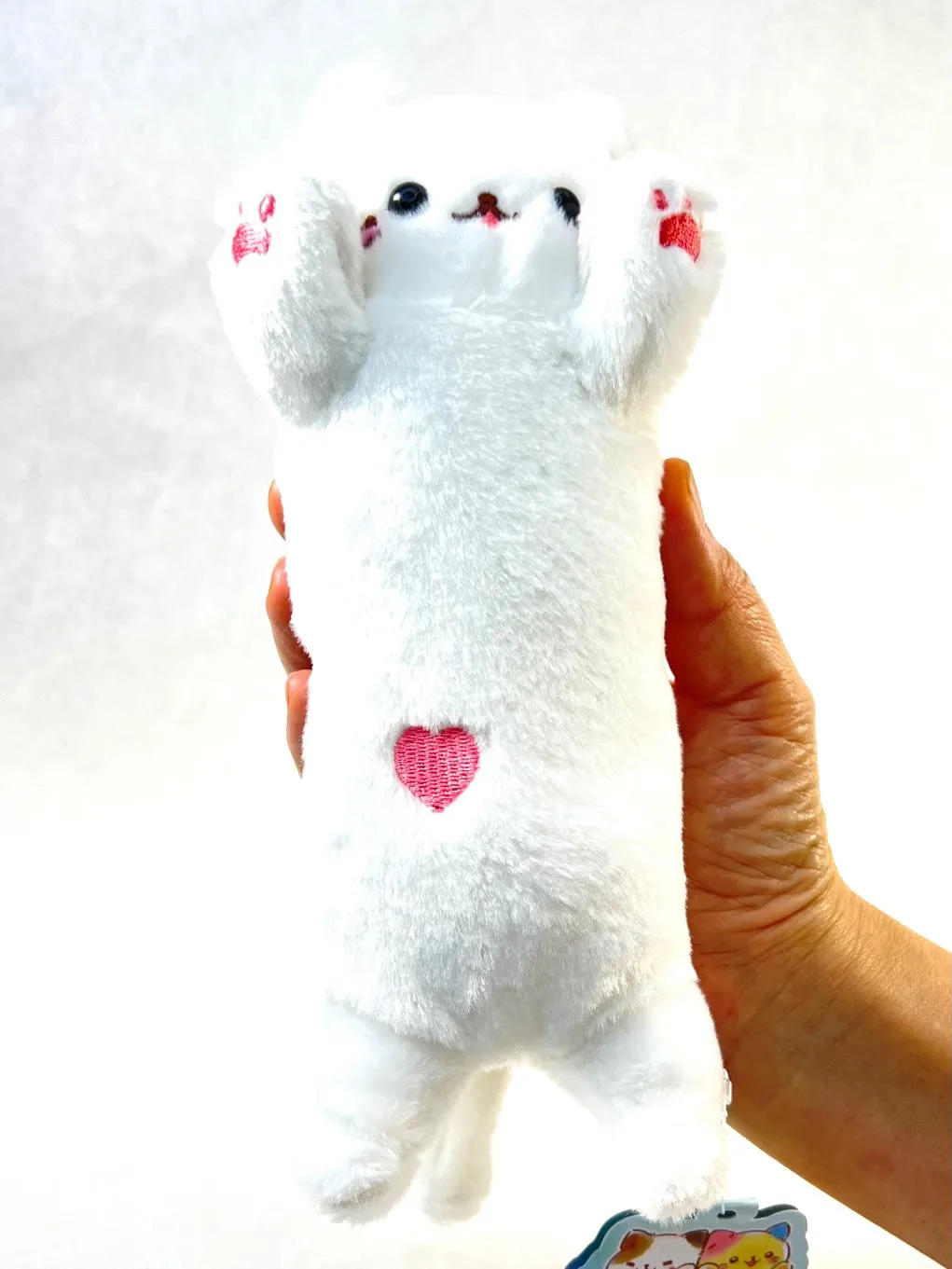 X 63240 Long Cat Squeak Plush-DISCONTINUED