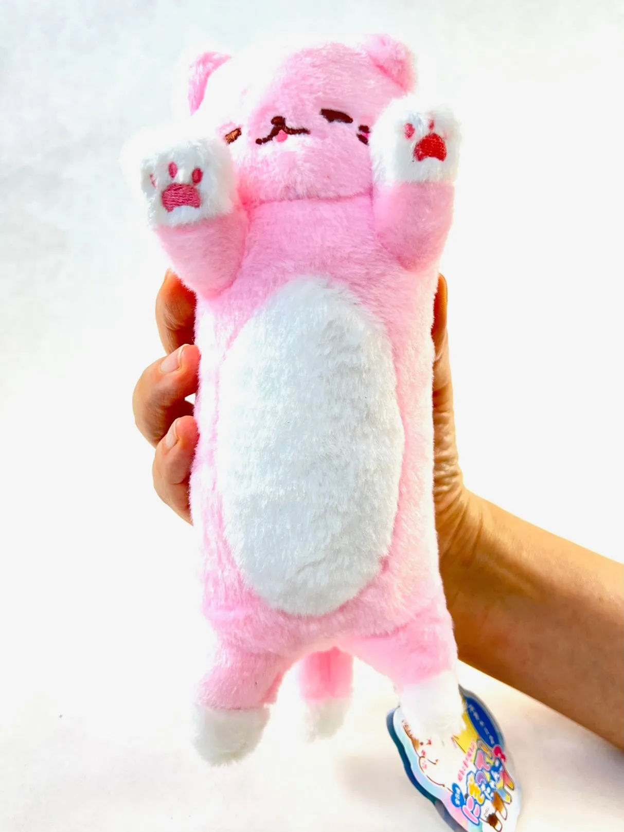 X 63240 Long Cat Squeak Plush-DISCONTINUED