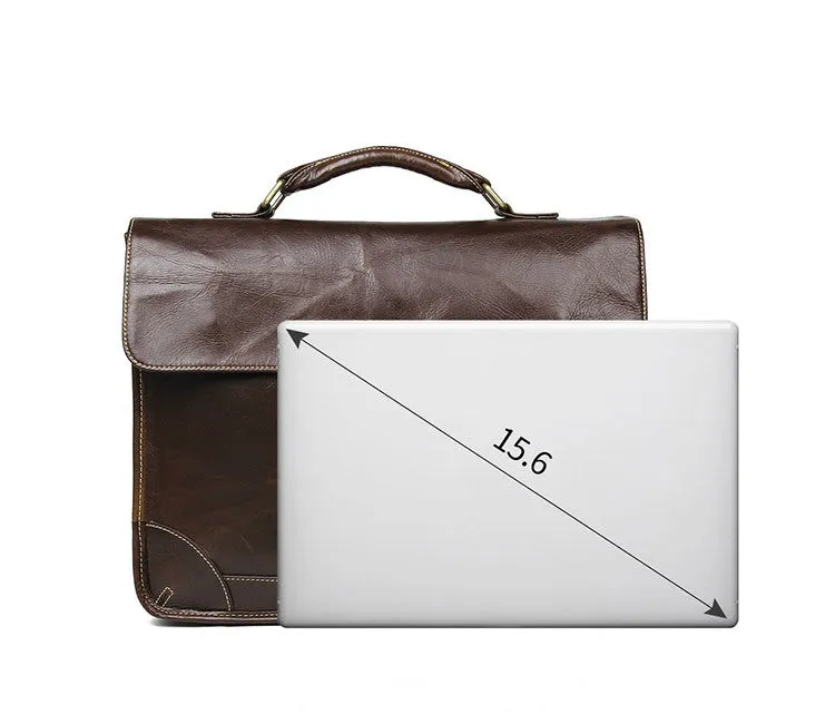 YAAGLE Fashion Real Leather Business Messenger Handbag YG7091