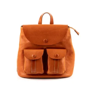 YAAGLE Girls' Personalized Tanned Leather Mini Backpack YGW8221