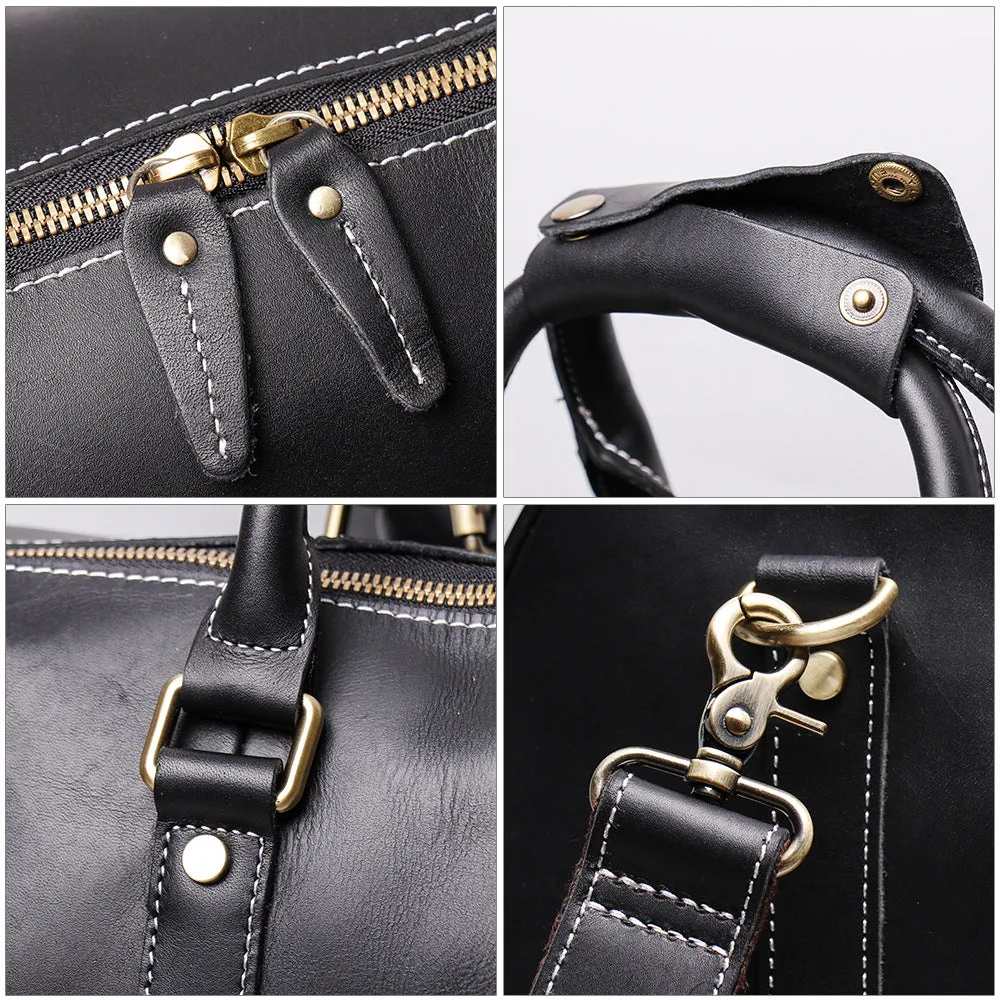 YAAGLE Large Capacity Crazy Horse Leather Luggage Handbag YG9088