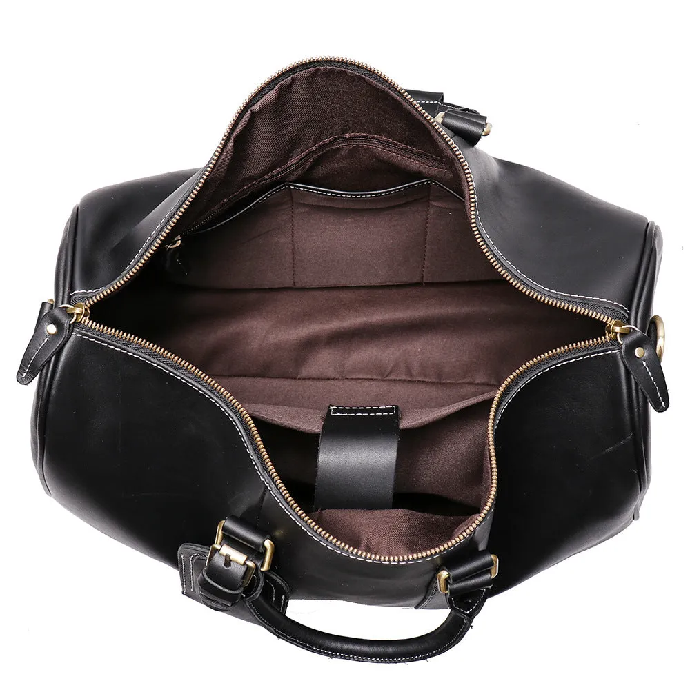 YAAGLE Large Capacity Crazy Horse Leather Luggage Handbag YG9088