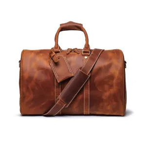 YAAGLE Large Capacity Crazy Horse Leather Luggage Handbag YG9088