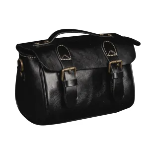 YAAGLE Women All-matching Genuine Leather Cross Body Flap Bag YG8081