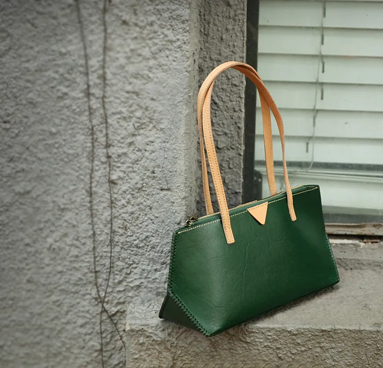 YAAGLE Women Personalized Tanned Leather Handbag Tote YGBR6018