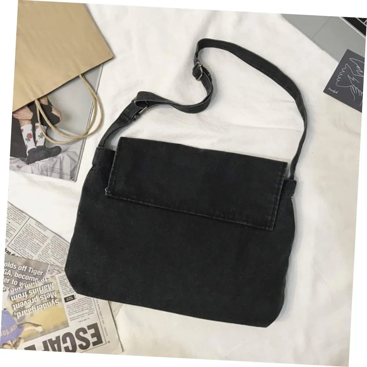 Yardenfun Casual Shoulder Bags Casual Shoulder Bags For Women Bucket Bags For Women Tote Bags Jeans Shoulder Bag Jeans Bag Shoulder Bag For Women Miss Tote Bag In