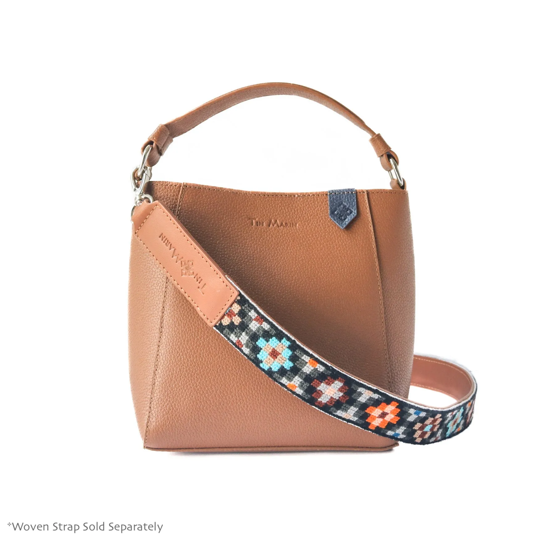 Yaya Leather Bucket Bag - Tan