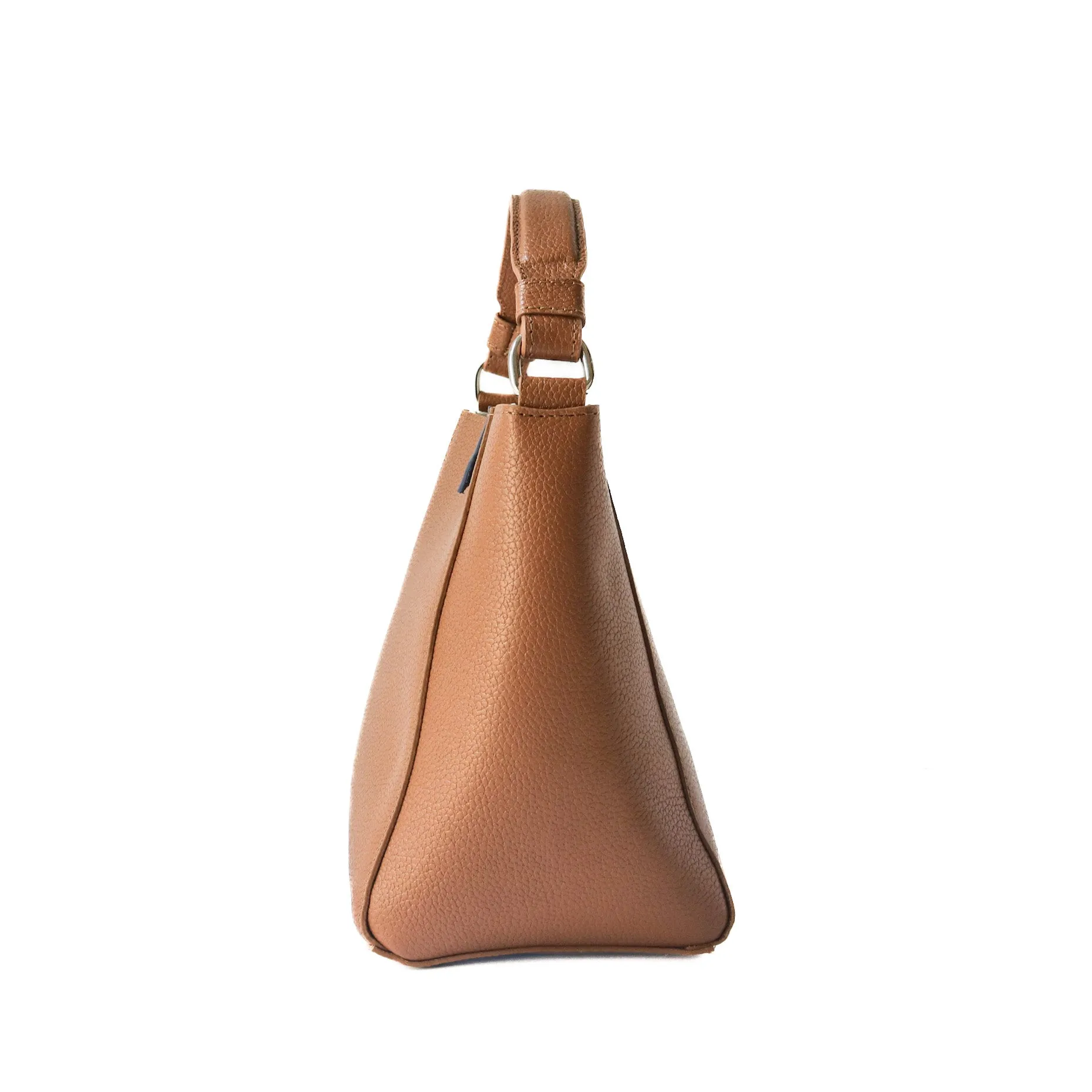 Yaya Leather Bucket Bag - Tan