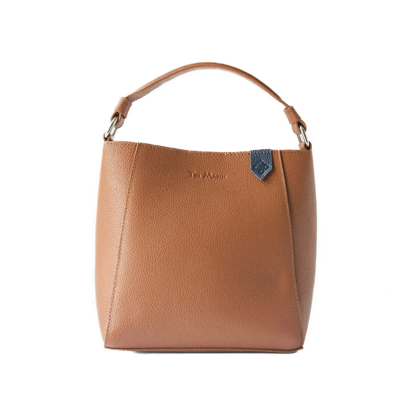 Yaya Leather Bucket Bag - Tan