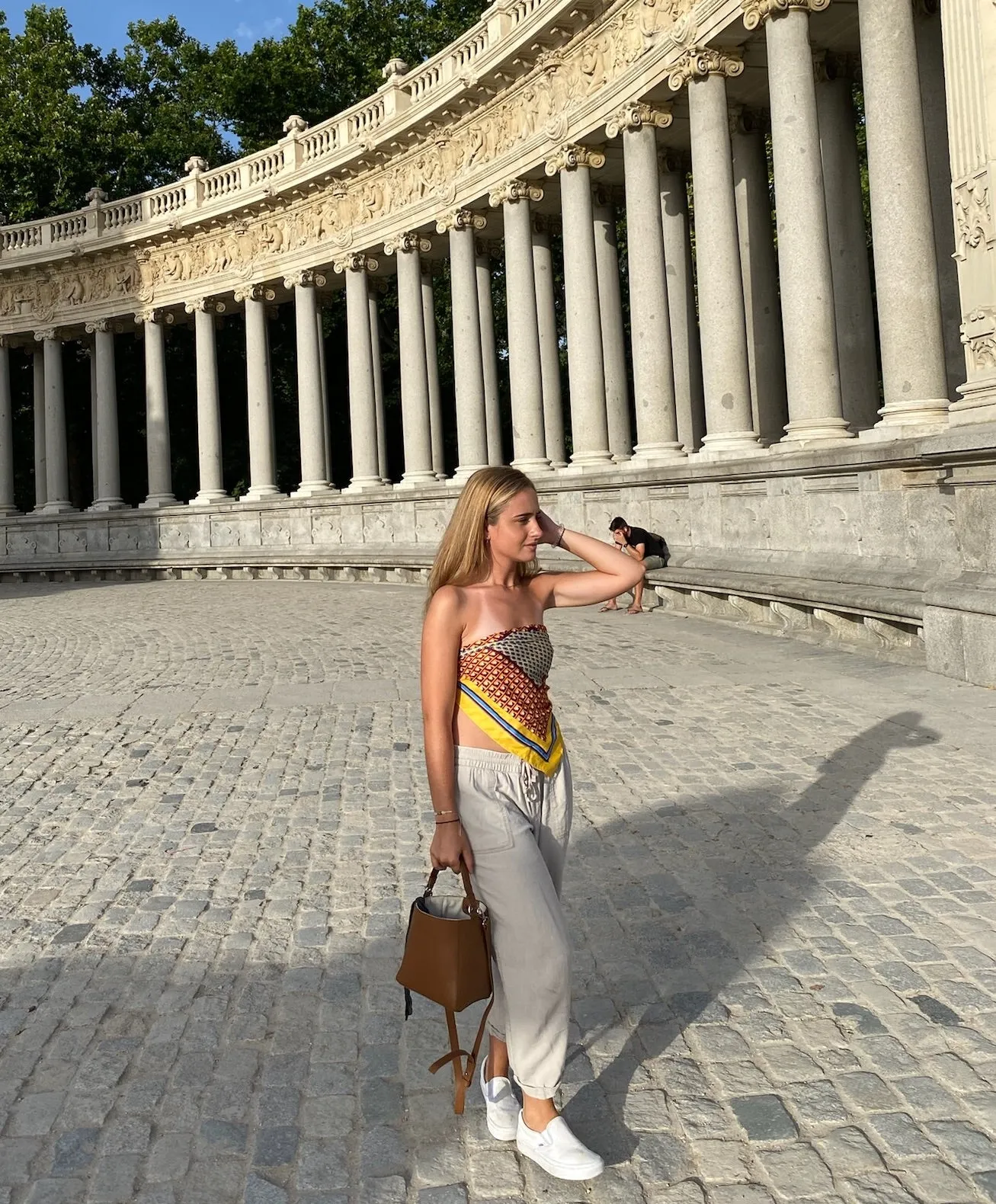 Yaya Leather Bucket Bag - Tan
