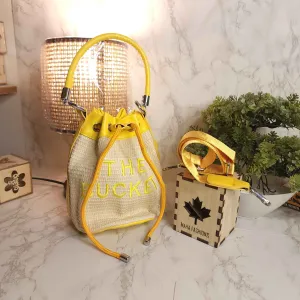 Yellow Bucket Bag